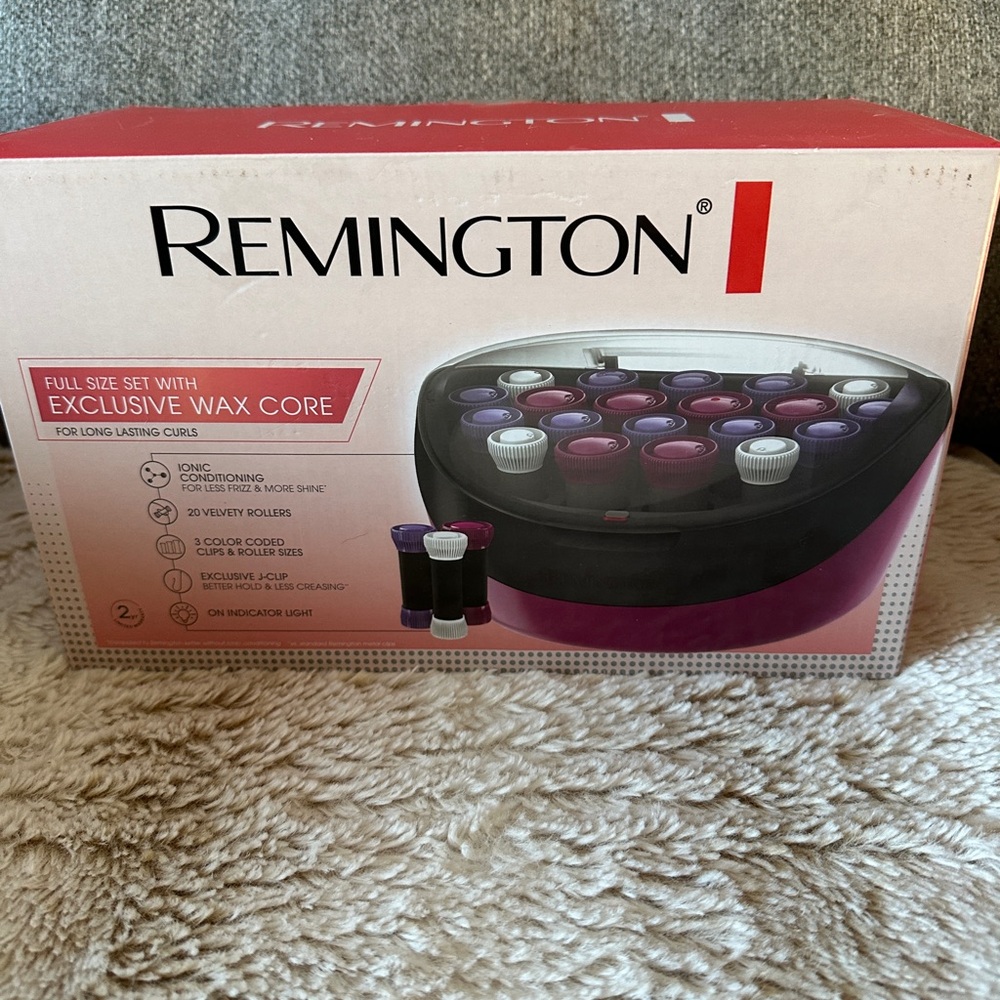 Remington Ionic Conditioning Hair Rollers - Purple and White